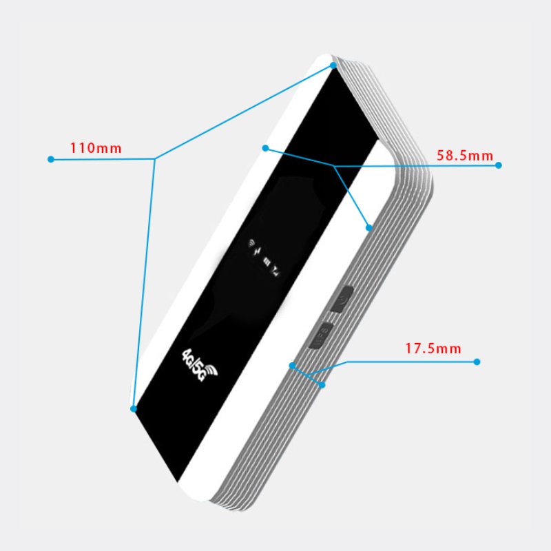 Unlocked 4G LTE Mobile WiFi Router M10 700MHz B2 B4 B28 Frequencies 3000mAh Battery Firewall Function Mini MIFIS Modem America
